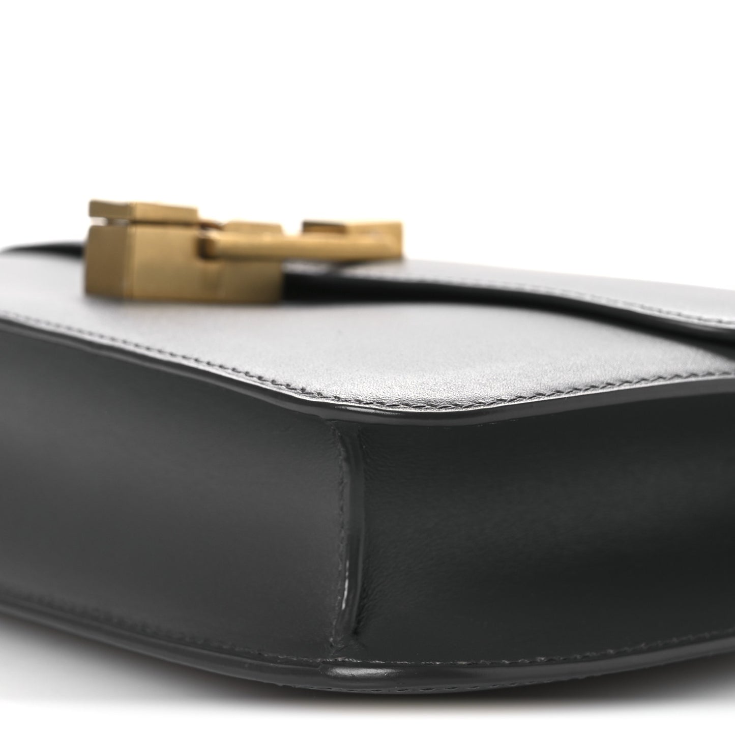 Smooth Calfskin Carre Satchel Fog
