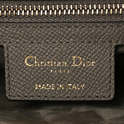 Christian Dior Grained Calfskin Saddle Bag With Strap Clay Green 6 of 10