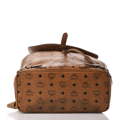 MCM Visetos Monogram Large Backpack Cognac 9 of 10