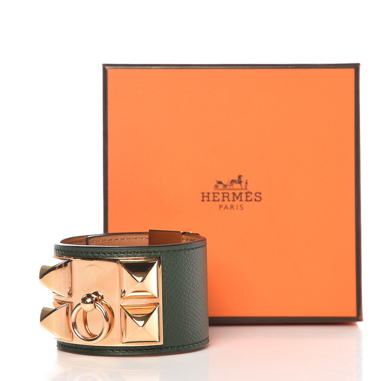 Epsom Collier De Chien CDC Bracelet S Vert Anglais