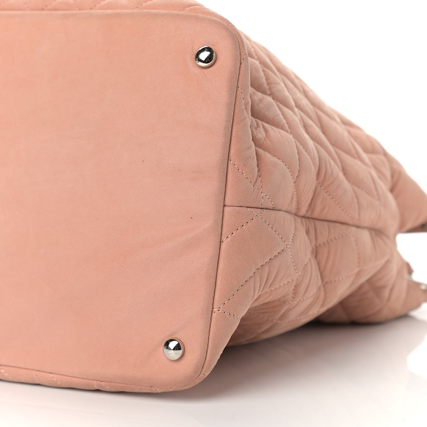 Iridescent Calfskin Large Sea Hit Tote Pink