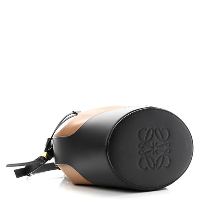 Loewe Calfskin Medium Balloon Bucket Bag Tan Black 4 of 9
