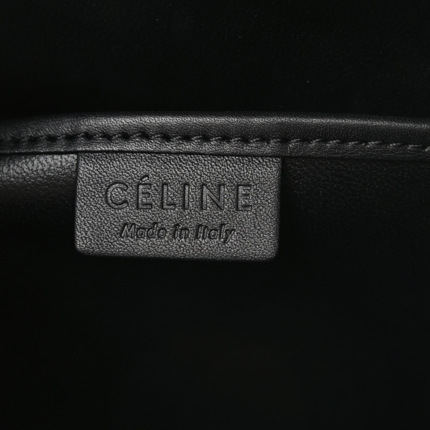 Celine Smooth Calfskin Nano Luggage Black 6 of 10