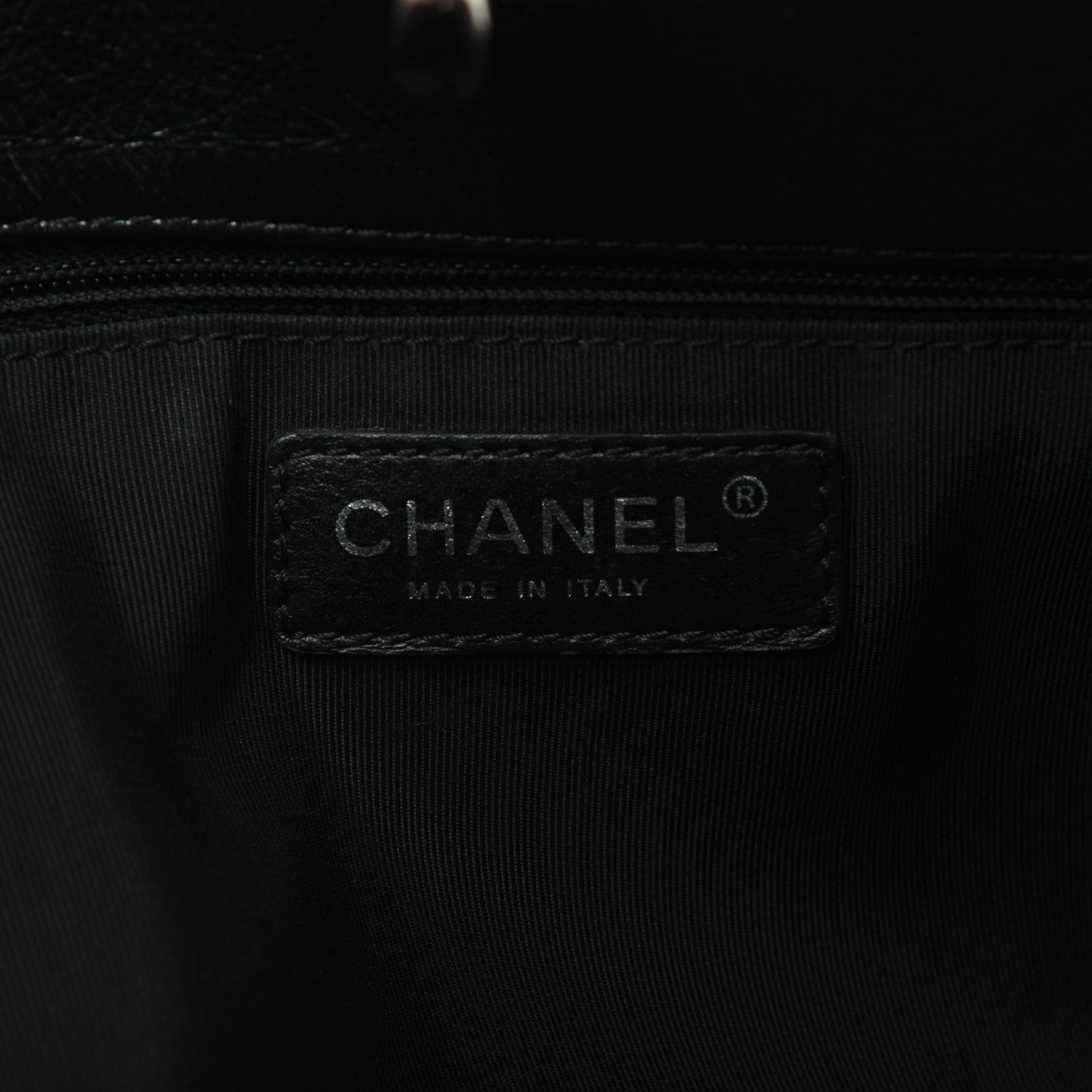 Chanel Metallic Crackled Calfskin Quilted Large Big Bang Hobo Black 8 of 22