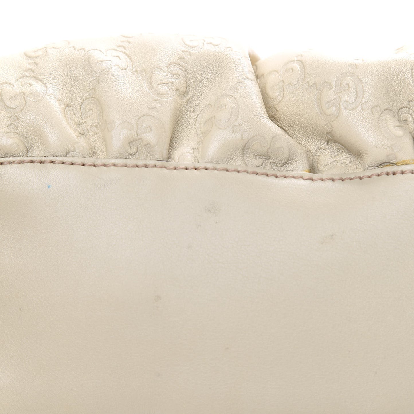 Guccissima Medium D Gold Hobo Off White