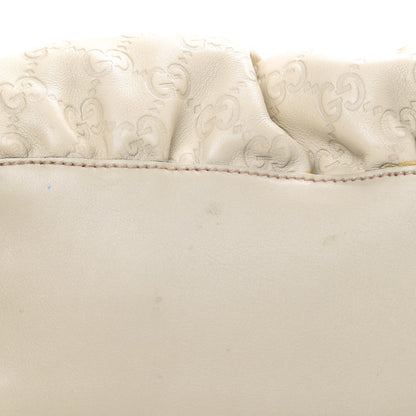 Gucci Guccissima Medium D Gold Hobo Off White 9 of 14