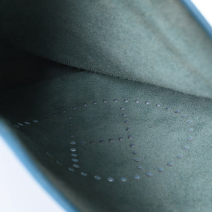 Hermes Taurillon Clemence Evelyne III GM Blue Jean 5 of 10