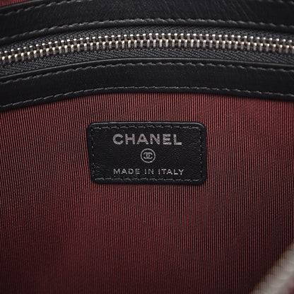 Chanel Caviar Quilted Medium Cosmetic Case Black 6 of 8