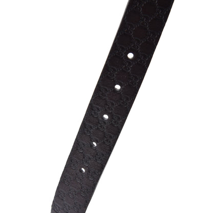 Gucci Microguccissima Belt 90 36 Dark Brown 3 of 5