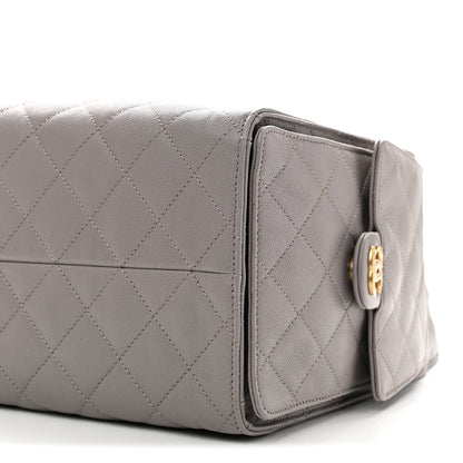 Chanel Caviar Quilted Medium Chanel 25 Handbag Dark Grey 11 of 11