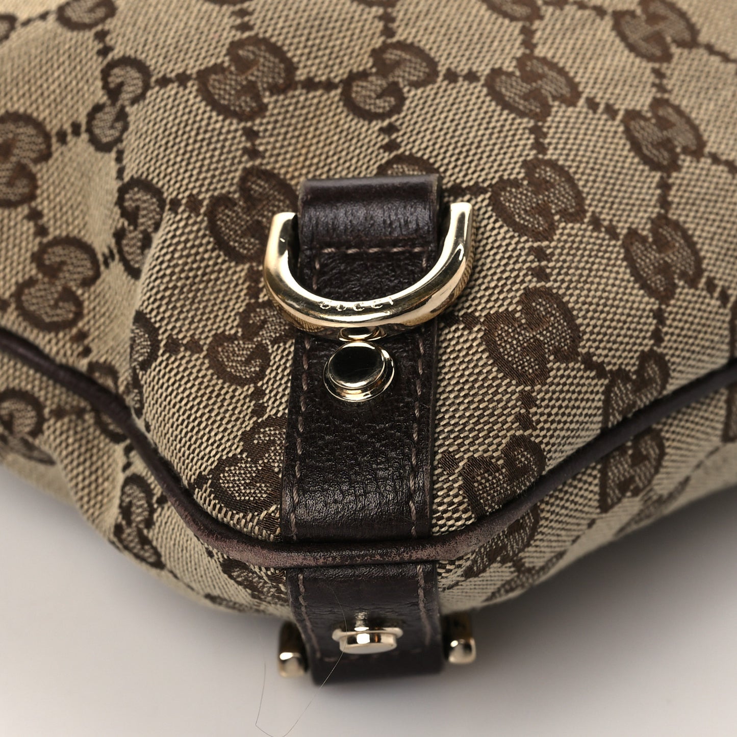 Monogram Abbey Messenger Bag Dark Brown