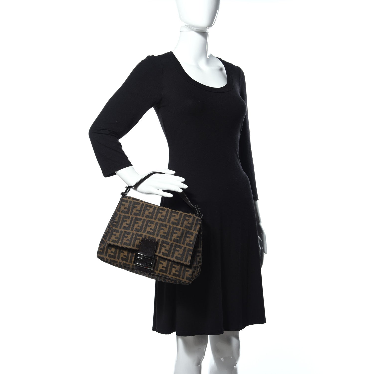 Fendi Zucca Mama Baguette Tobacco 2 of 8