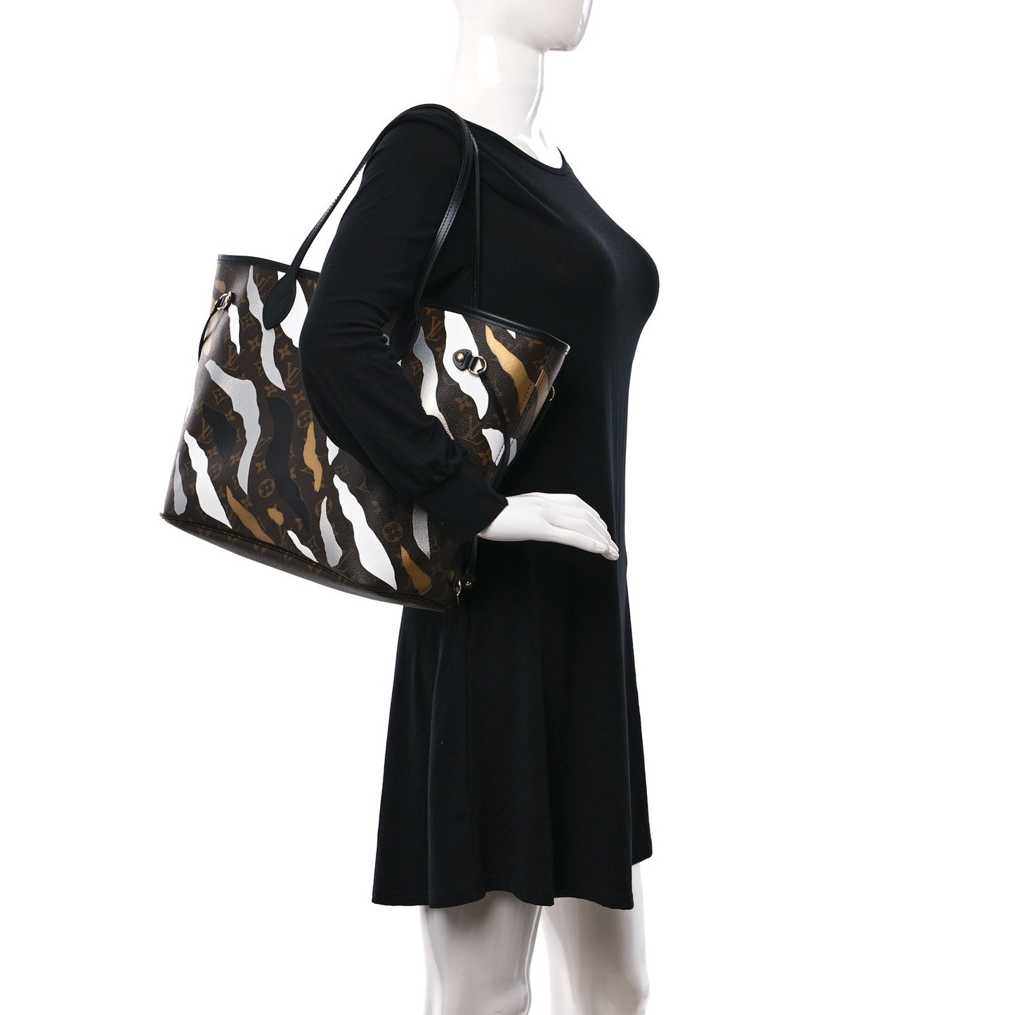 x LoL Monogram Neverfull MM Gold Silver
