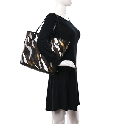 Louis Vuitton x LoL Monogram Neverfull MM Gold Silver 2 of 9