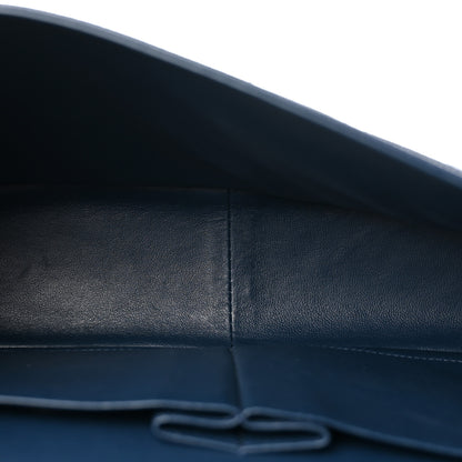 Chanel Caviar Quilted Jumbo Double Flap Navy Blue 5 of 11