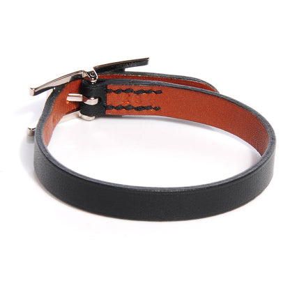 Hermes Chamonix Reversible Behapi Simple Tour Bracelet Black Gold XS 3 of 5