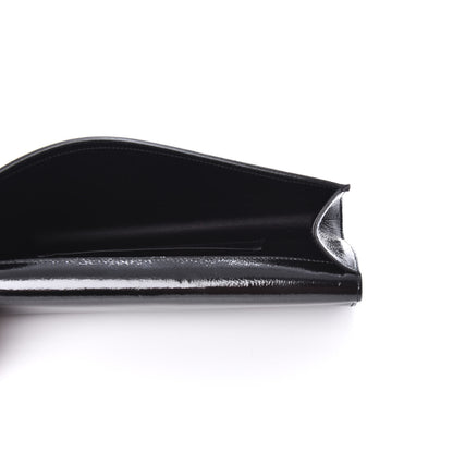 Saint Laurent Textured Patent Monogram Large Belle De Jour Clutch Black 4 of 6
