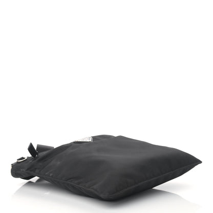 Prada Nylon Vela Flat Messenger Bag Black 4 of 14