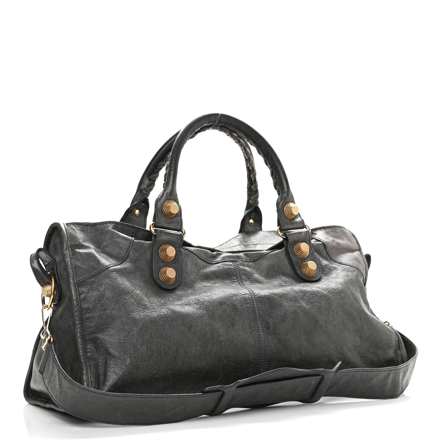 Balenciaga Agneau Giant 21 Gold Hardware Part Time Anthracite 3 of 12