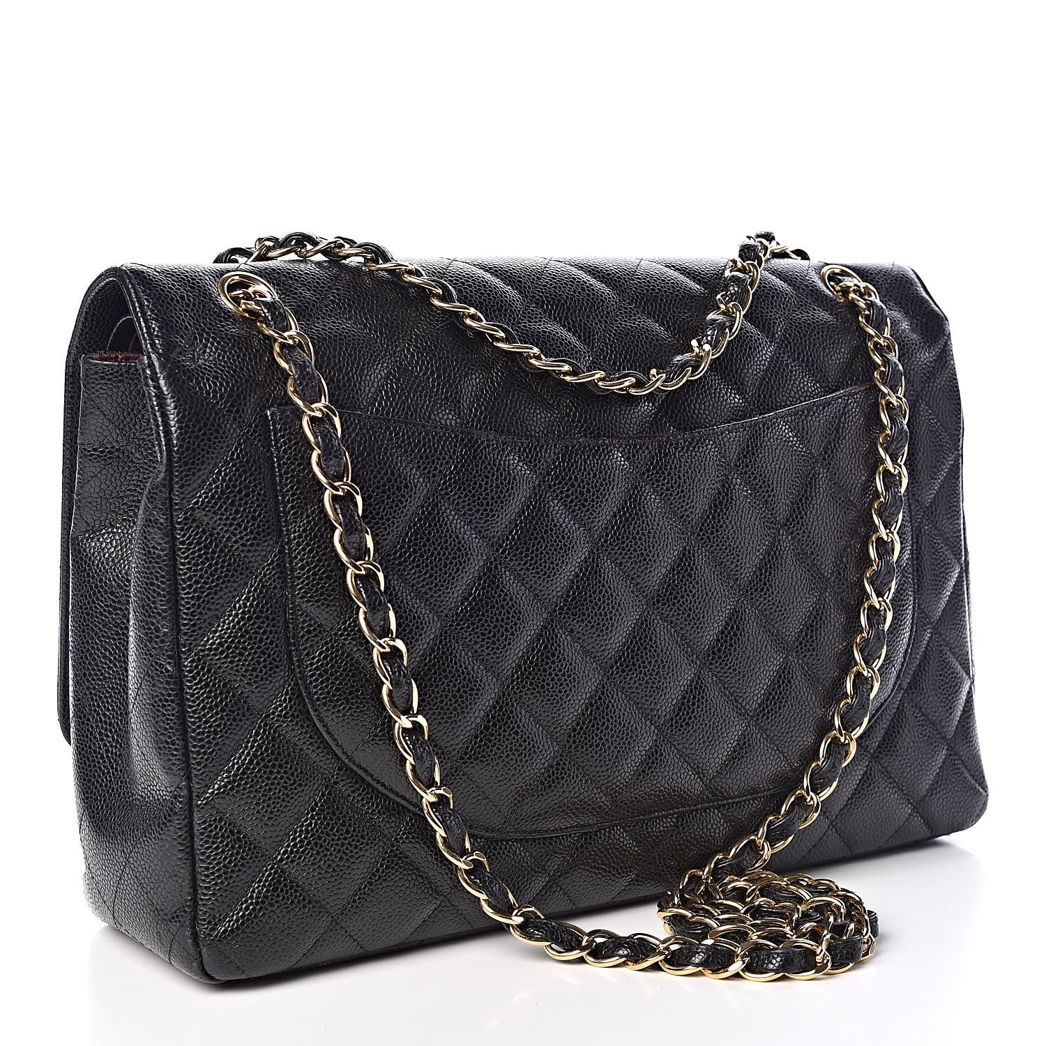Chanel Caviar Quilted Maxi Double Flap Black 3 of 19