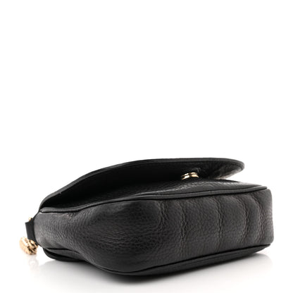 Gucci Pebbled Calfskin Small Soho Flap Crossbody Black 4 of 15