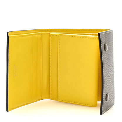 Celine Drummed Calfskin Small Multifunction Folded Wallet Souris 5 of 6