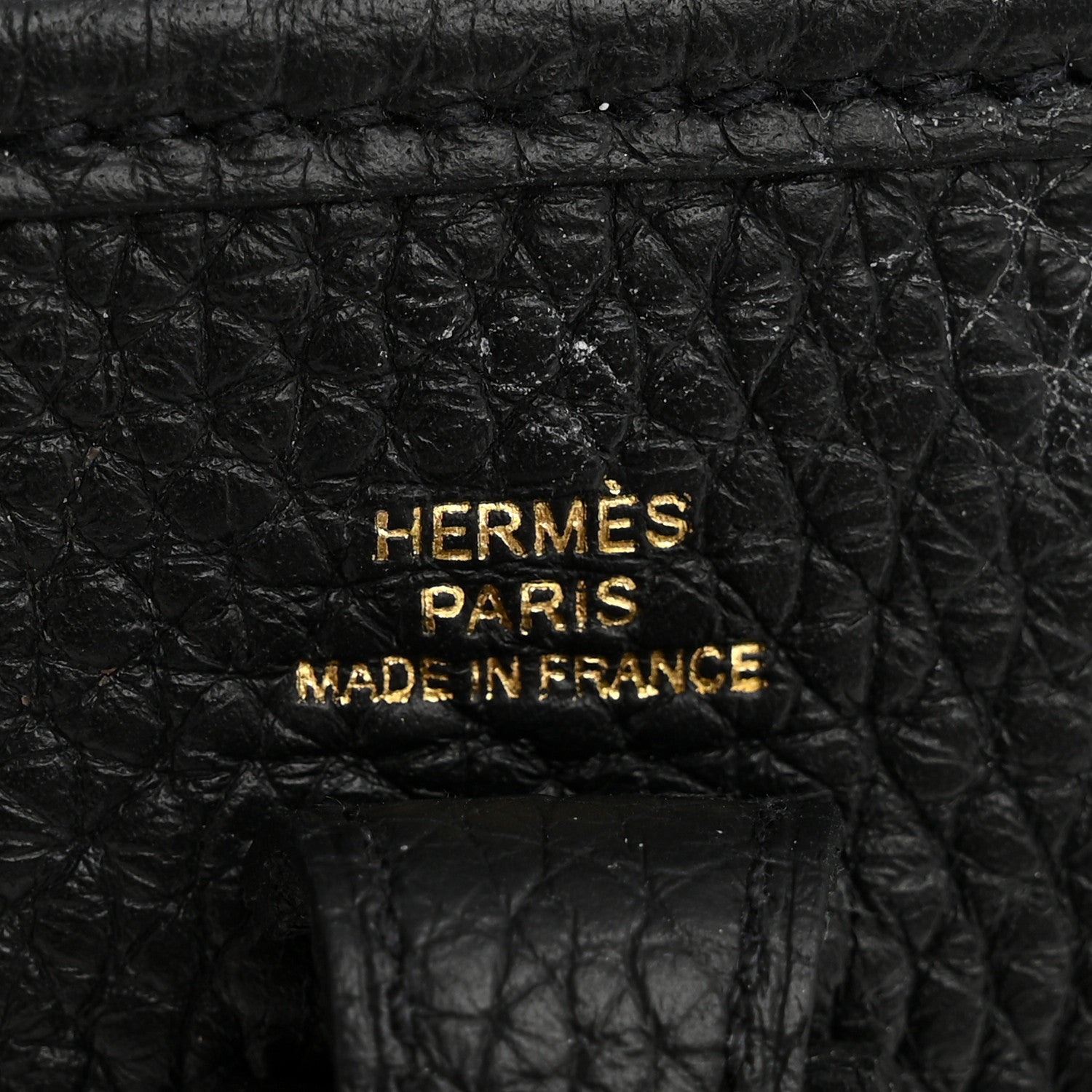 Hermes Taurillon Clemence Evelyne TPM Black 16 of 37
