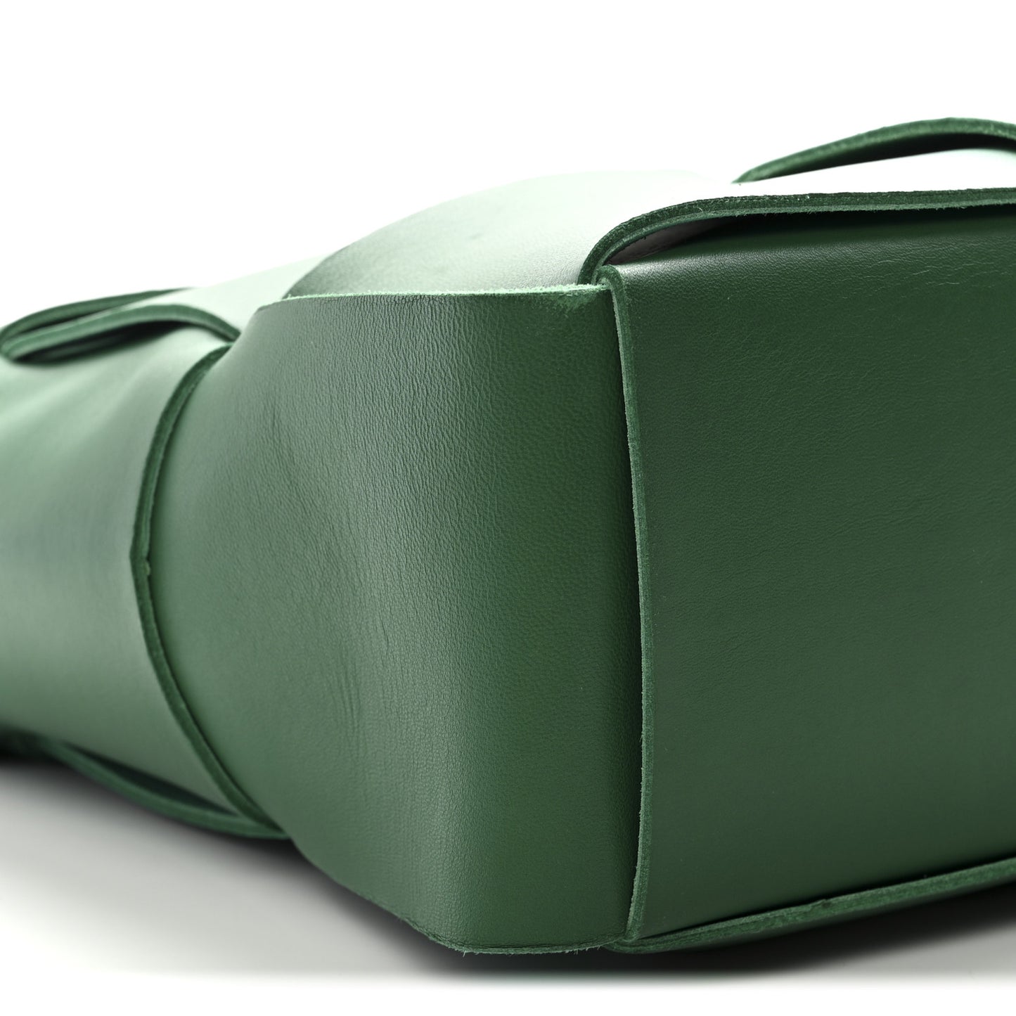 Nappa Maxi Intrecciato Large Arco Tote Green