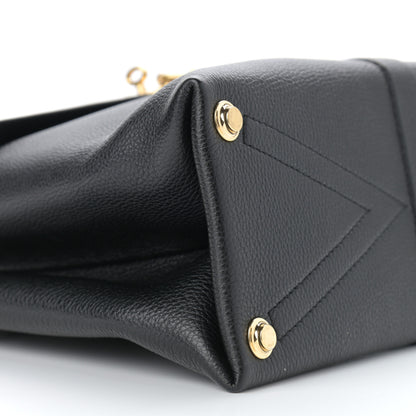 Louis Vuitton Grained Smooth Calfskin Rose Des Vents MM Black 8 of 9