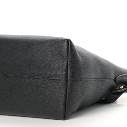Prada Vitello Daino Shopping Tote Black 10 of 12