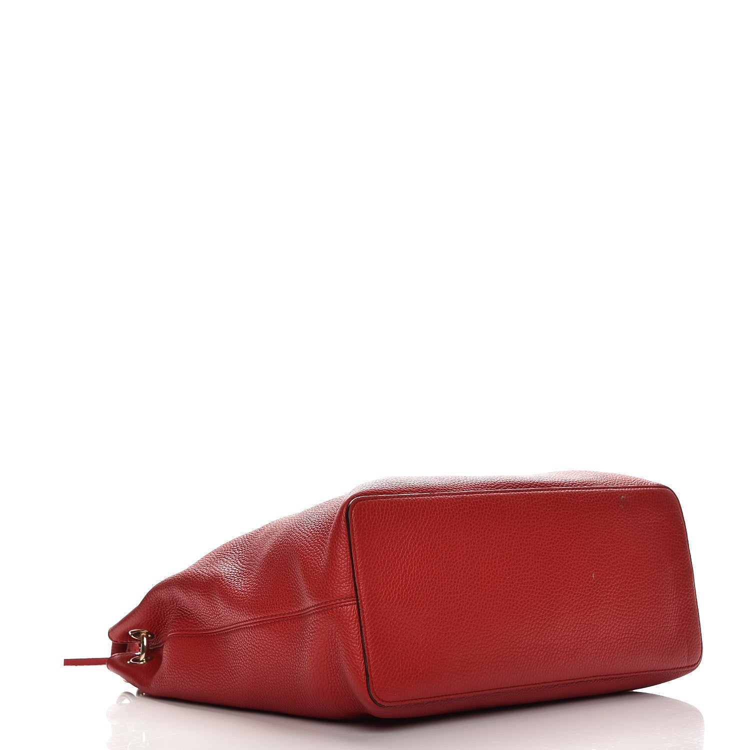 Gucci Pebbled Calfskin Large Soho Hobo Tabasco Red 4 of 12