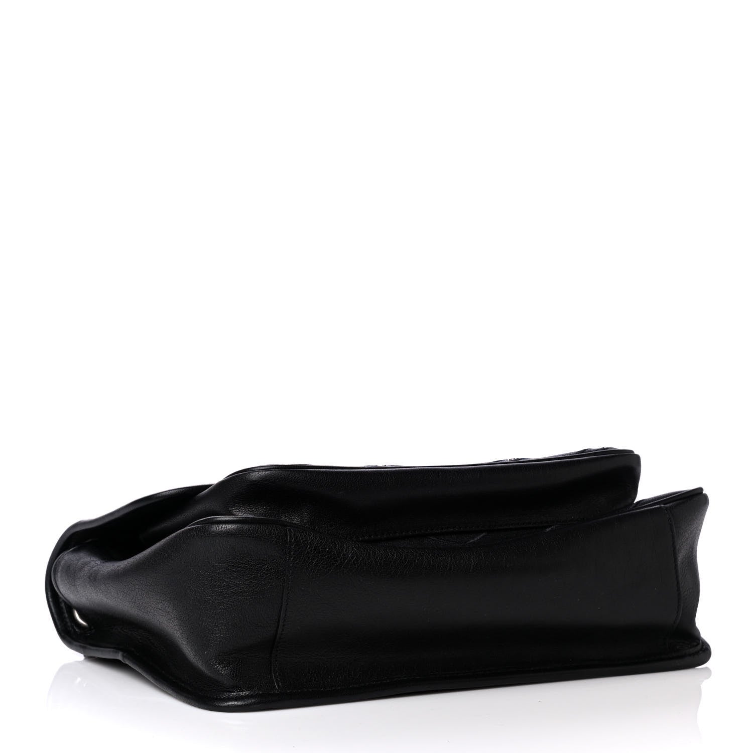 Saint Laurent Calfskin Matelasse Monogram Microstud Medium Niki Chain Satchel Black 3 of 4