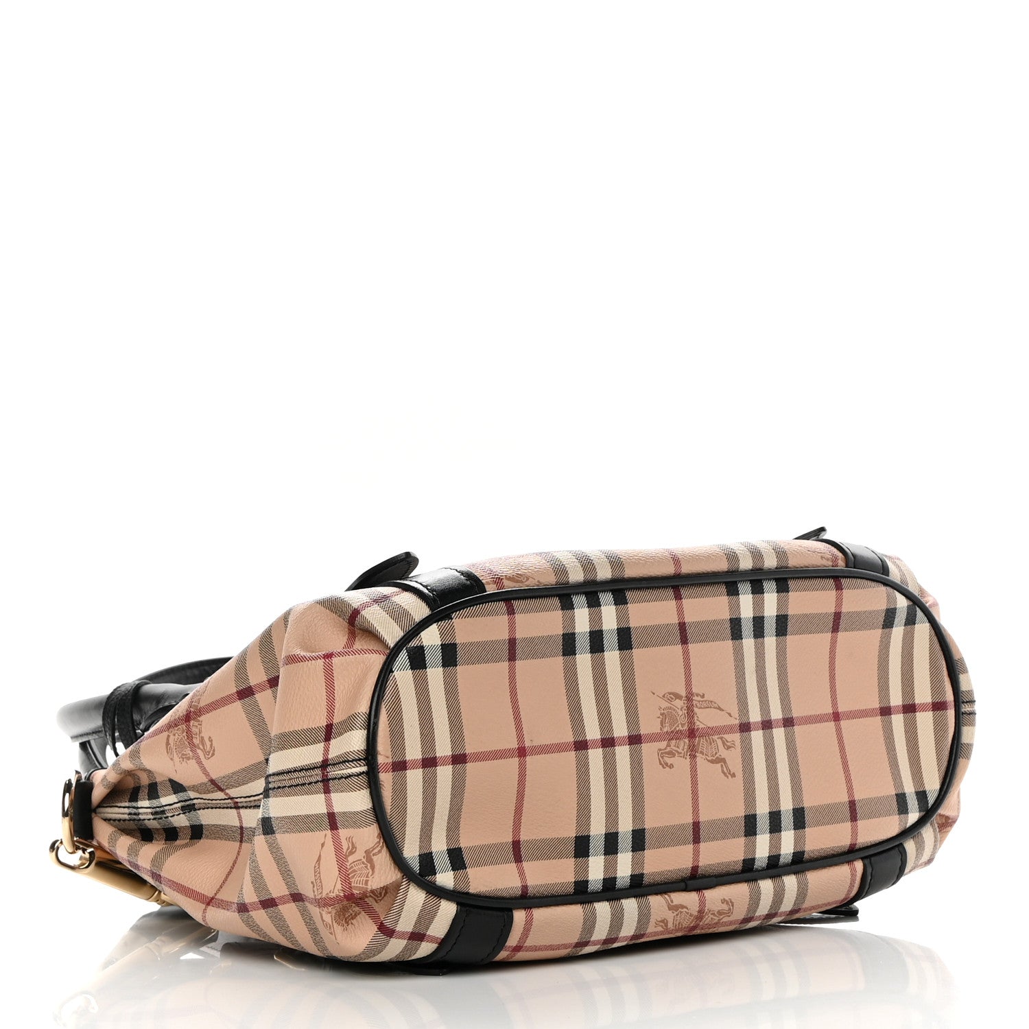 Burberry Haymarket Check Small Northfield Tote Black 4 of 13
