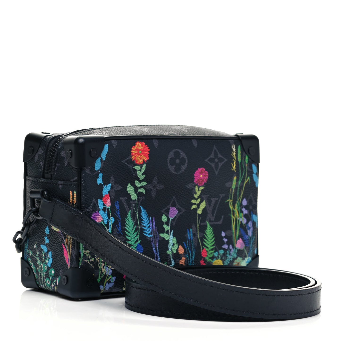 Monogram Eclipse Flower Print Mini Soft Trunk