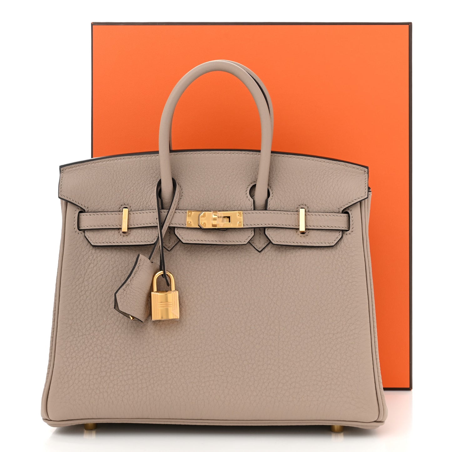 Togo Birkin 25 Gris Tourterelle