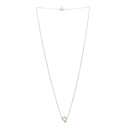 Tiffany 18K Yellow Gold Mini Paloma Picasso Loving Heart Pendant Necklace 3 of 4