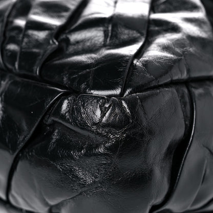 Chanel Glazed Calfskin Twisted Maxi Flap Black 8 of 12
