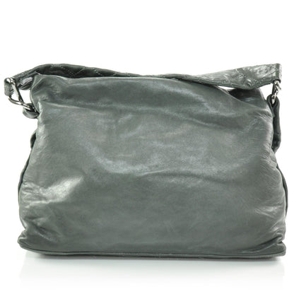 Chanel Quilted Lambskin 8 Knots Hobo Grey 4 of 11