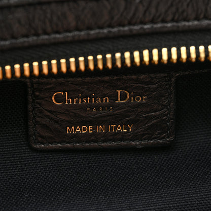 Christian Dior Crinkled Calfskin Macrocannage Medium D-Journey Bag Black 6 of 9