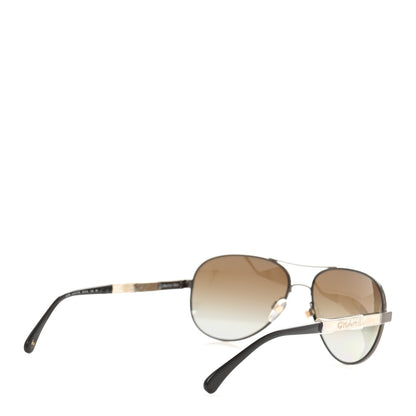 Chanel Metal Aviator Sunglasses 4179 Brown 4 of 9