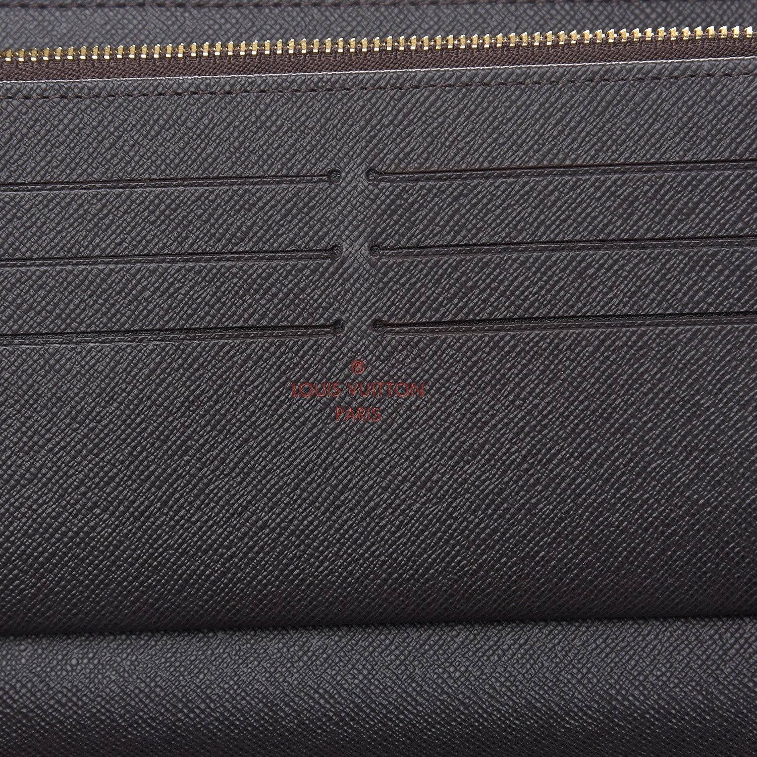 Louis Vuitton Damier Ebene Zippy Organizer Wallet 6 of 8