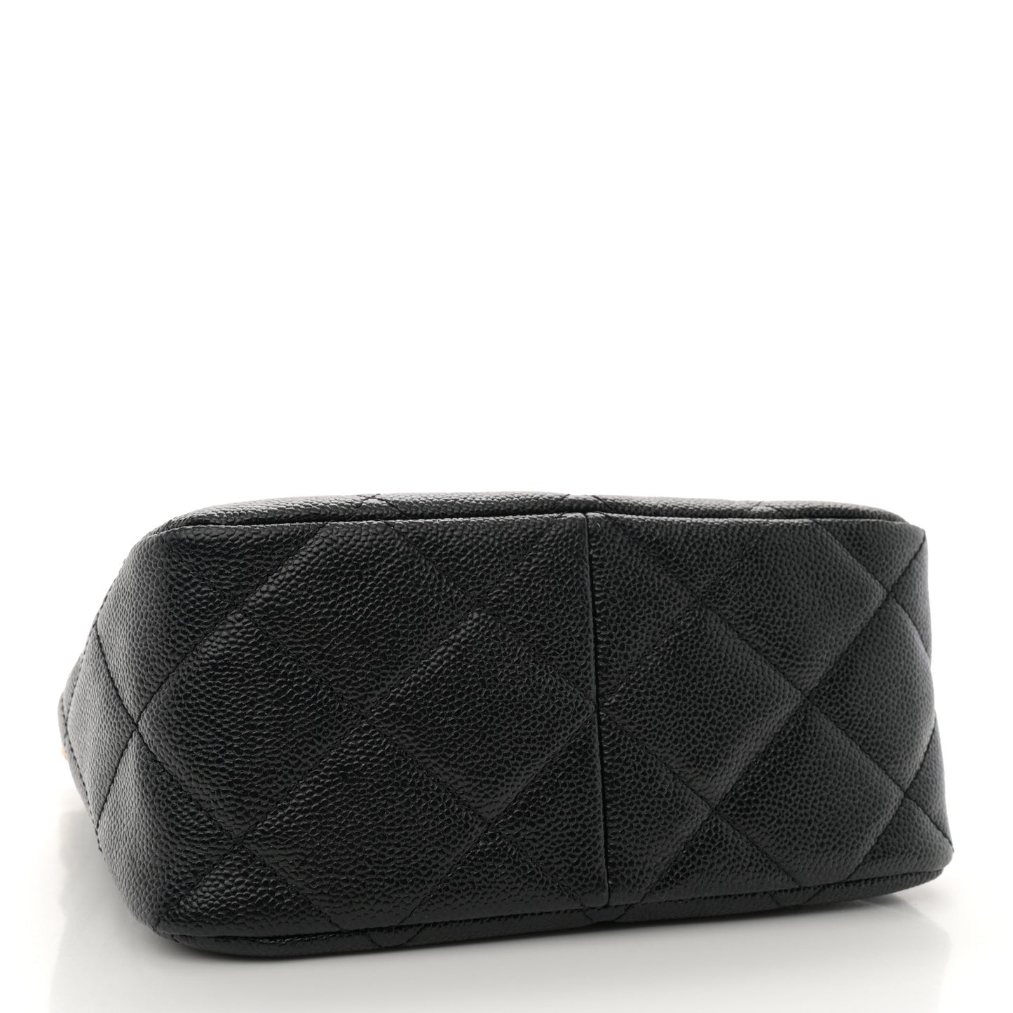 Caviar Quilted Small Pick Me Up Hobo Black