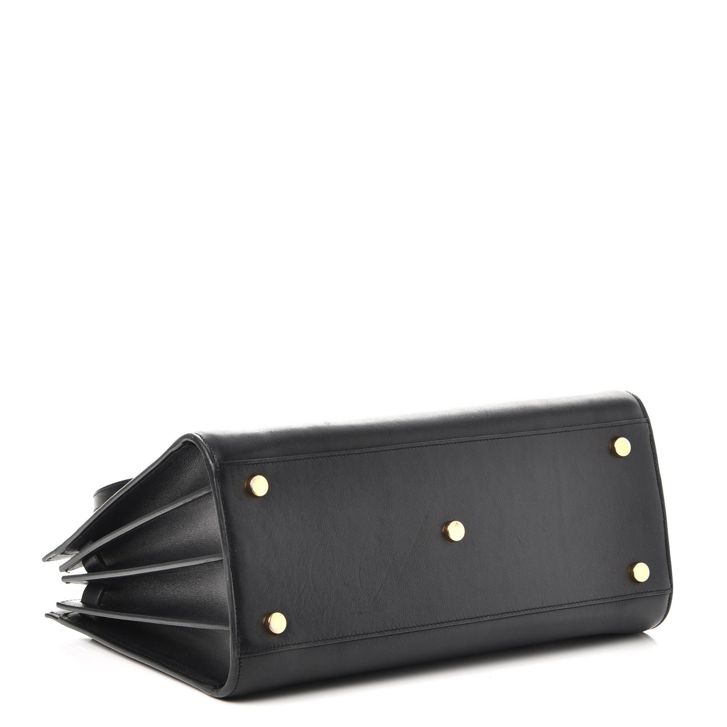 Calfskin Small Sac De Jour Black