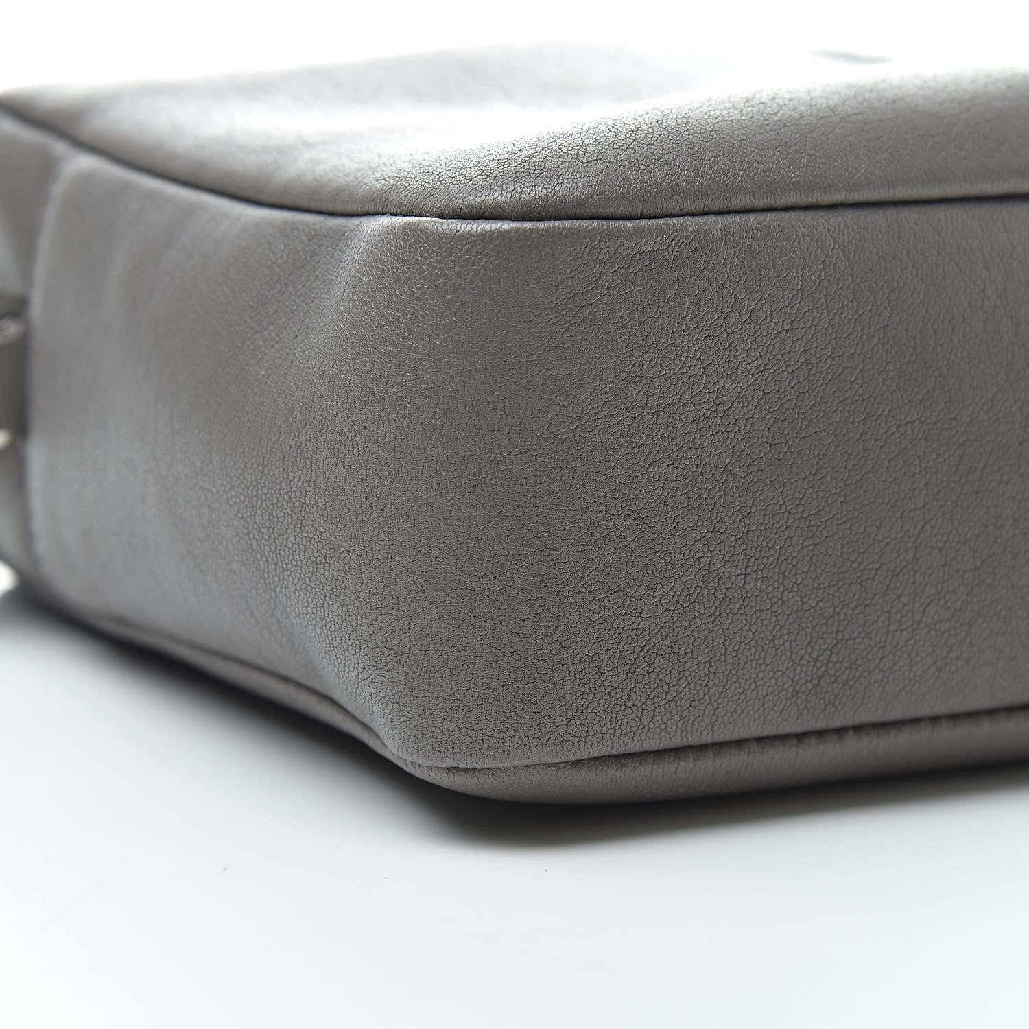 Saint Laurent Lambskin Monogram Small Lou Camera Bag Asphalt 9 of 10