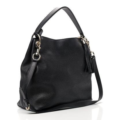 Gucci Pebbled Calfskin Large Soho Hobo Black 3 of 11