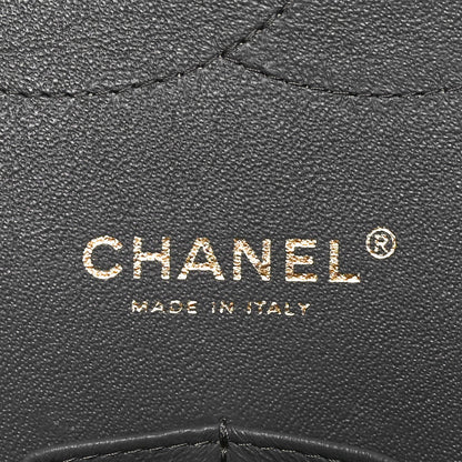 Chanel Lambskin Quilted Jumbo Double Flap Dark Grey 6 of 11