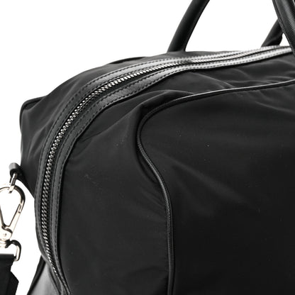 Prada Tessuto Nylon Saffiano Duffle Black 15 of 18