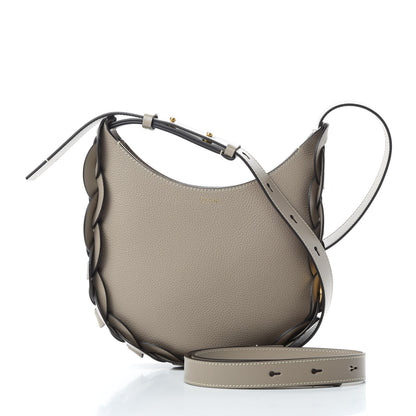 Chloe Small Grain Smooth Calfskin Small Darryl Hobo Motty Grey 3 of 11