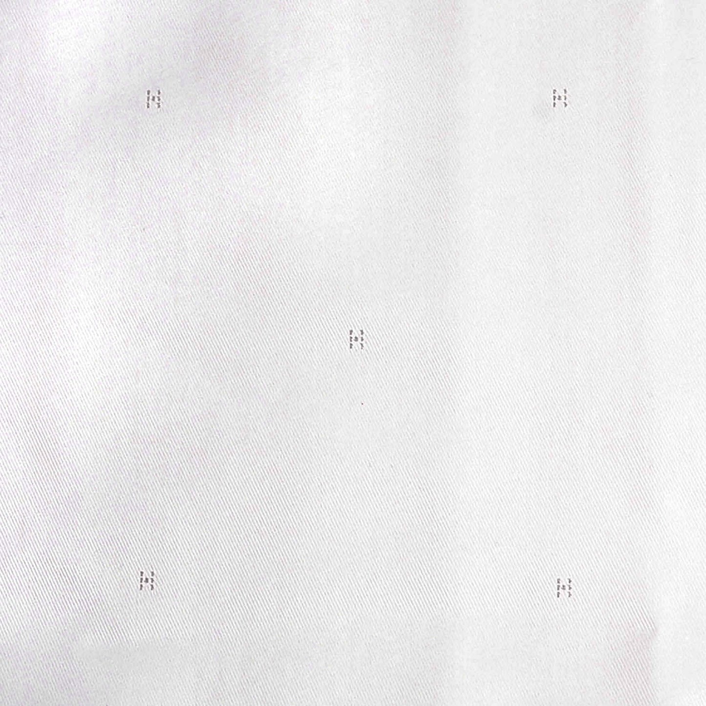 Silk Jacquard Cotton Faubourg Bottom Flat Sheet White