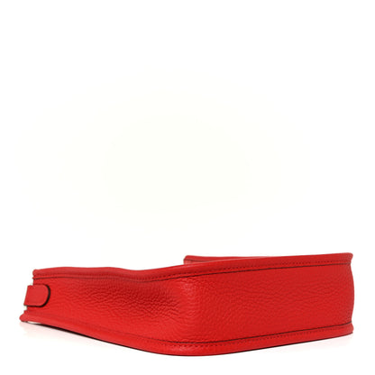 Hermes Taurillon Clemence Evelyne TPM Rouge De Coeur 4 of 11